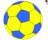 Image soccer ball painting