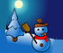 Play the snowman differences game