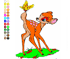 Play color drawing  bambi