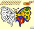 Play butterfly coloring