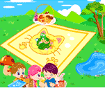 Image picnic decorate kids